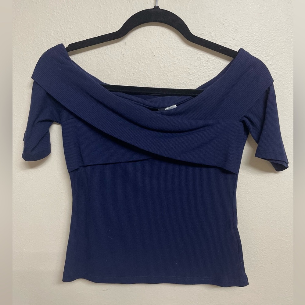 Midnight blue shirt from H&M